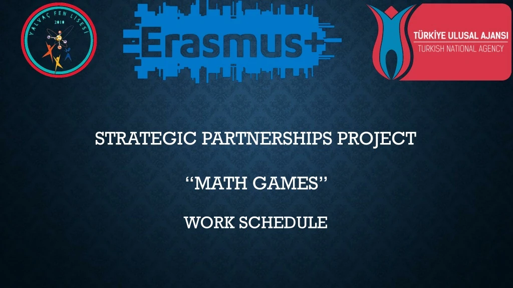 strategic partnerships project math games