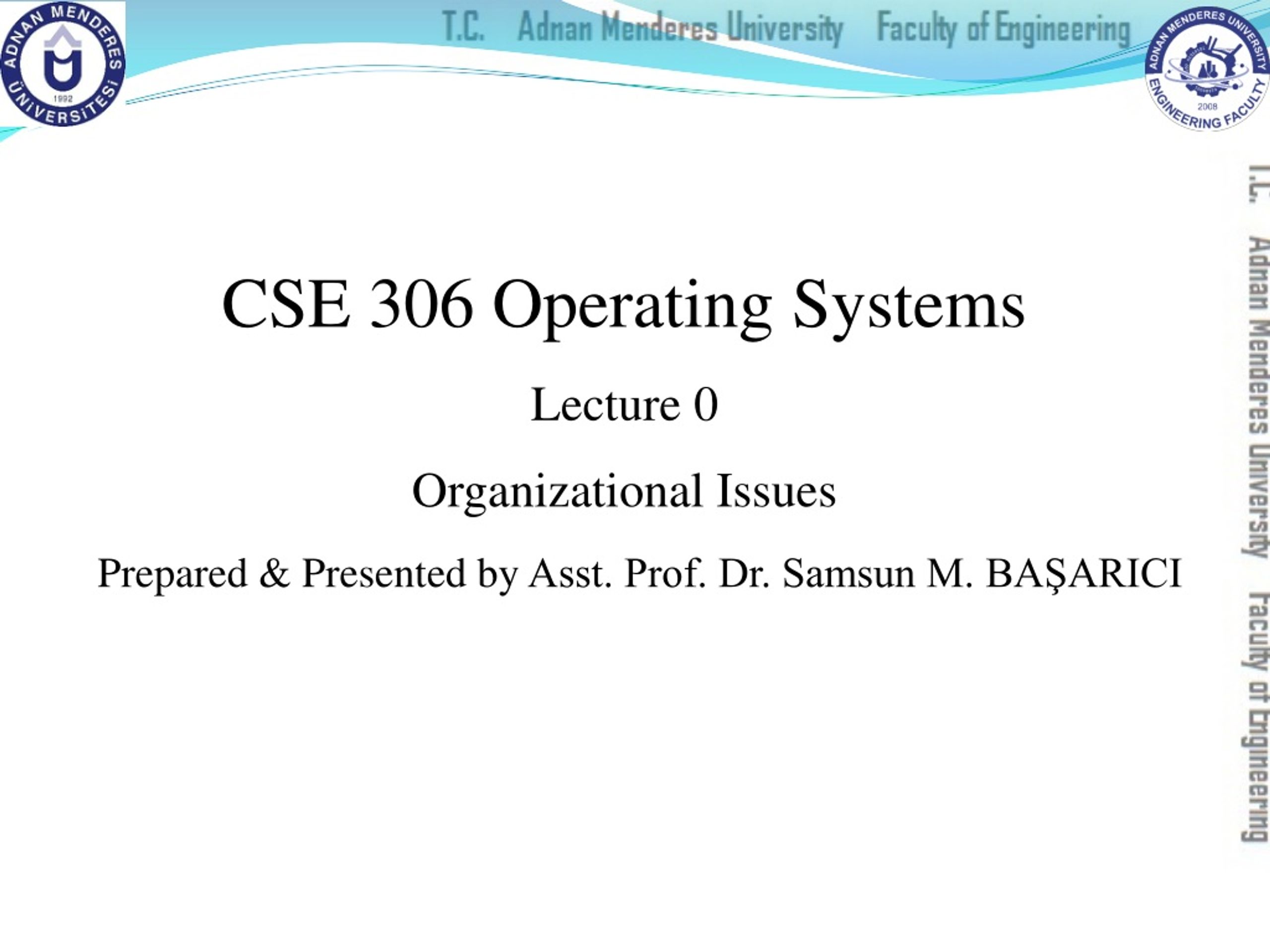 Modern Operating Systems Fundamentals Course - slide 1