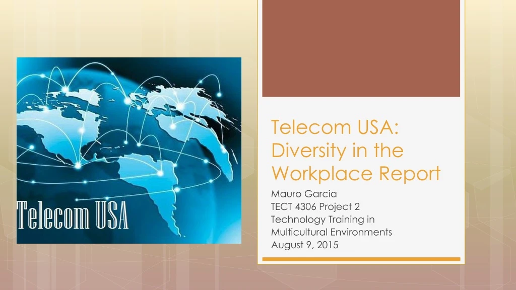 telecom usa diversity in the workplace report