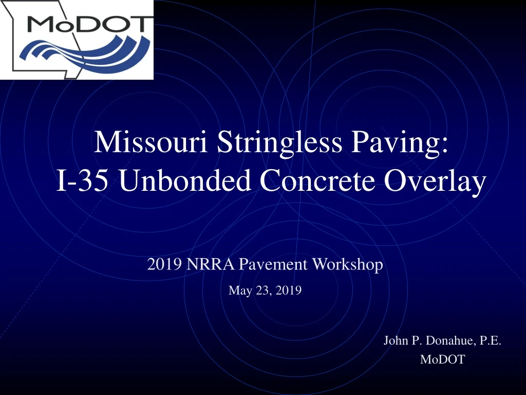 missouri stringless paving i 35 unbonded concrete overlay