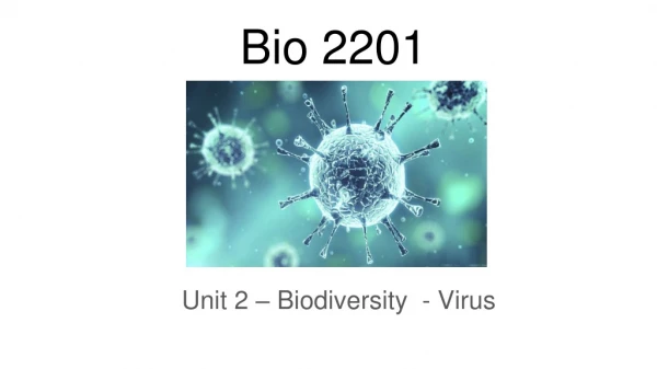 Bio 2201