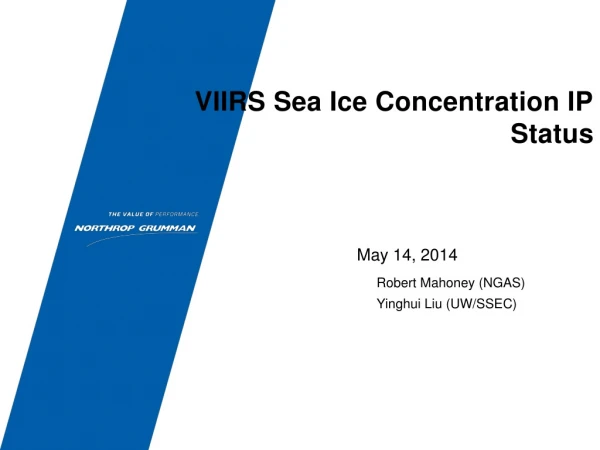 VIIRS Sea Ice Concentration IP Status