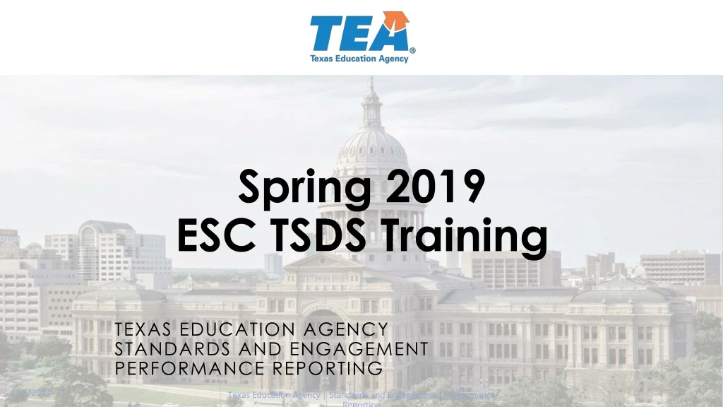 texas education agency standards and engagement performance reporting