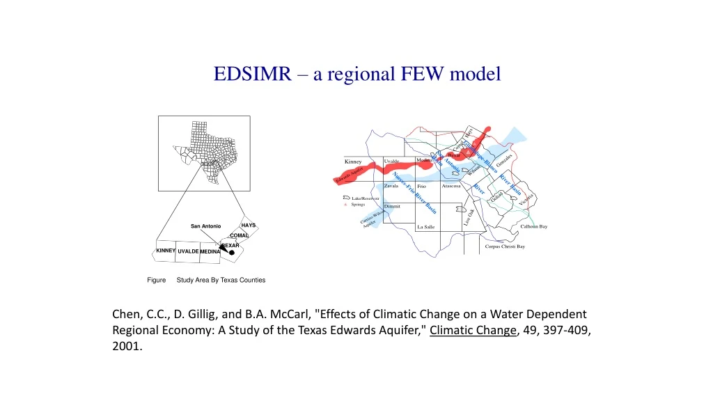 edsimr a regional few model