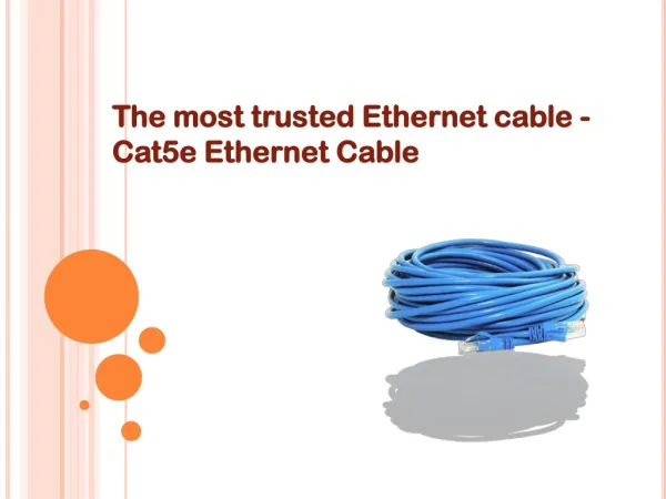 Cat5e Ethernet Cable