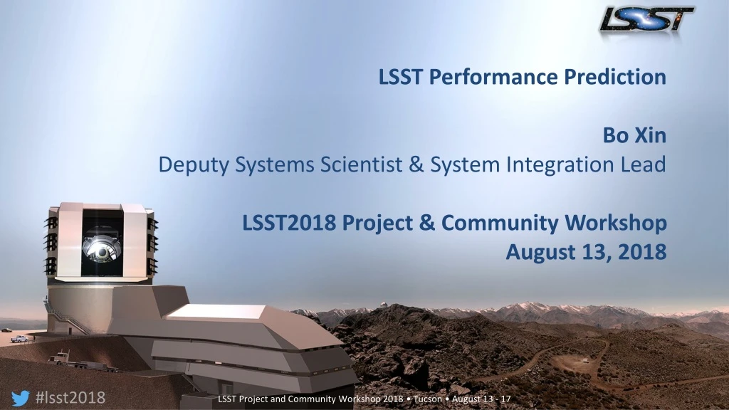 lsst performance prediction bo xin deputy systems