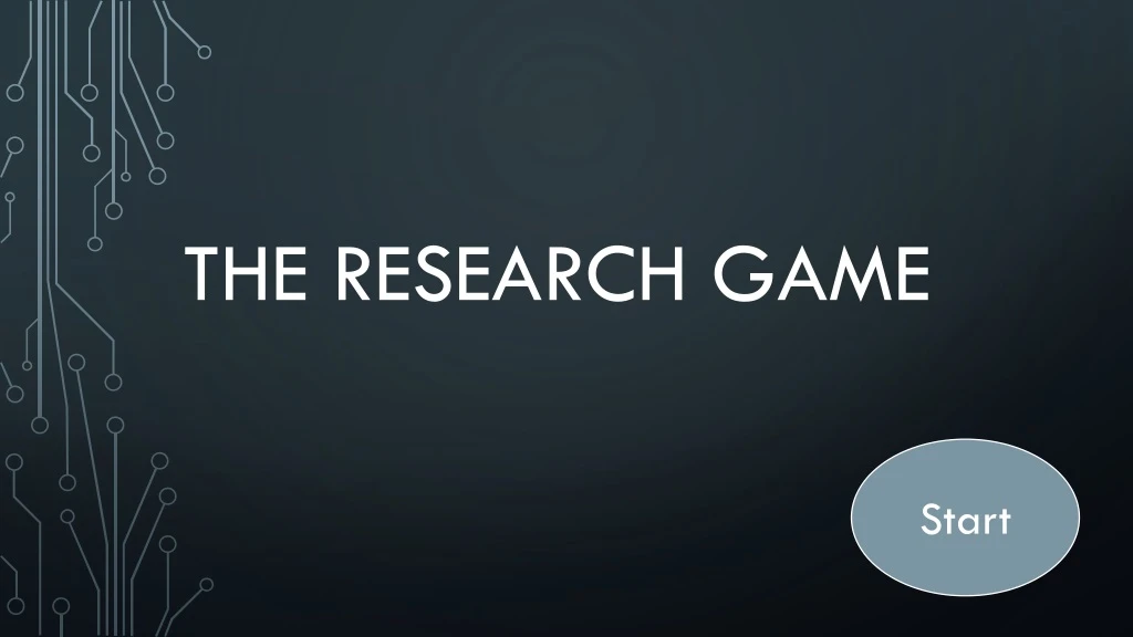 the research game