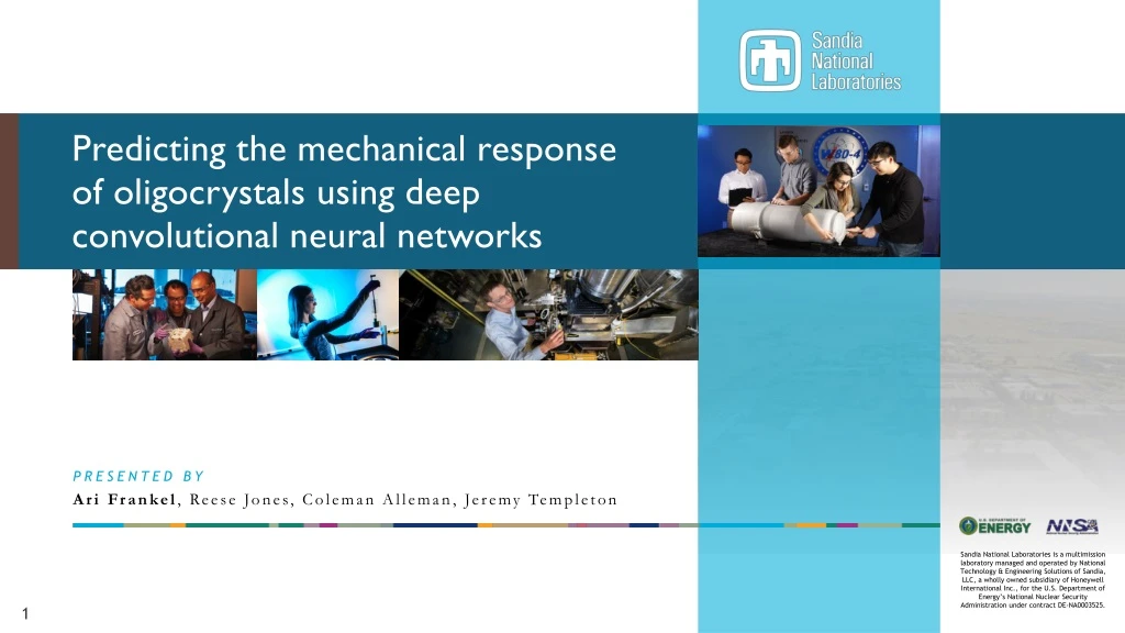 predicting the mechanical response of oligocrystals using deep convolutional neural networks