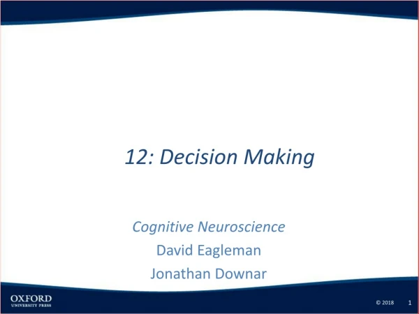 12: Decision Making