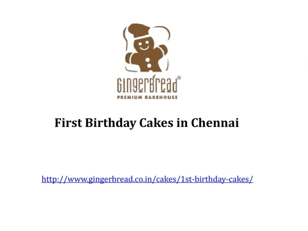 First Birthday Cakes in Chennai