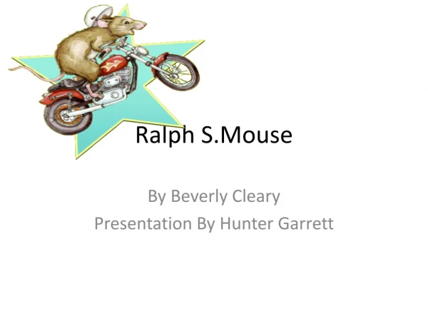 Ralph S.Mouse