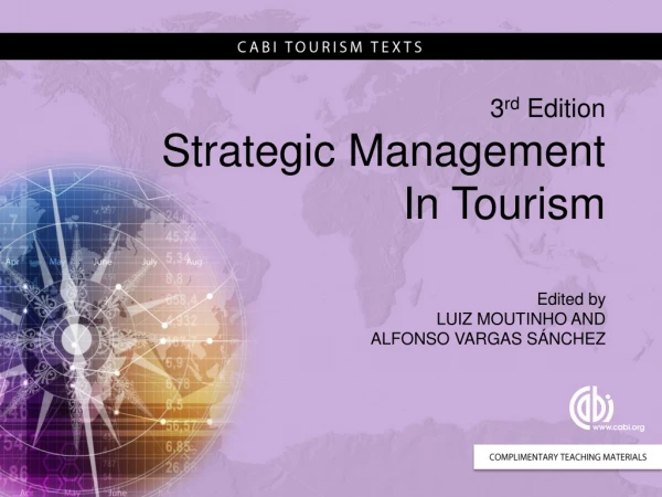 3 rd Edition Strategic Management In Tourism