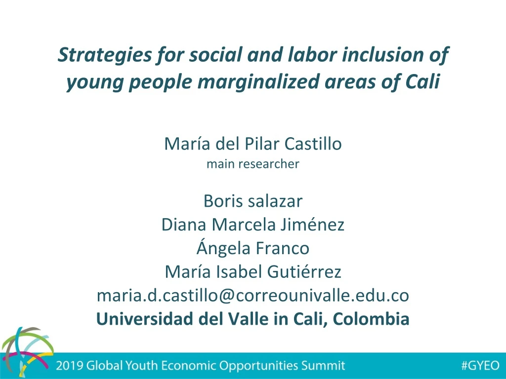 strategies for social and labor inclusion