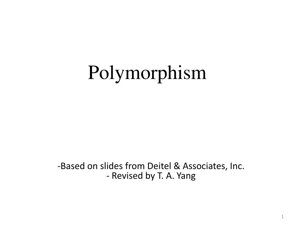 polymorphism