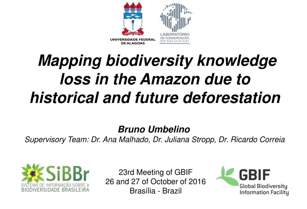 mapping biodiversity knowledge loss in the amazon due to historical and future deforestation