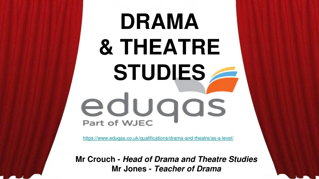 drama theatre studies