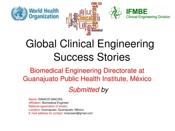 Biomedical Engineering Directorate at Guanajuato Public Health Institute, México