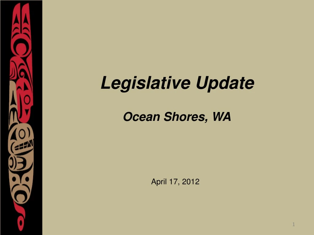 legislative update ocean shores wa