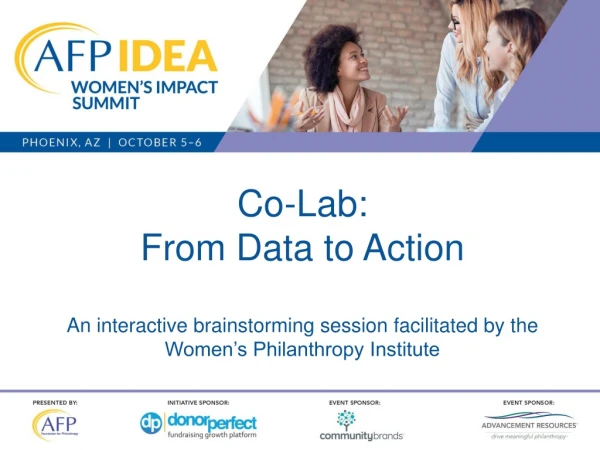 Co-Lab: From Data to Action