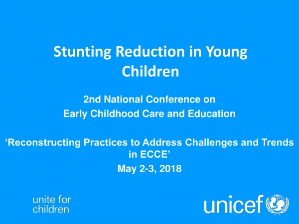 Stunting Reduction in Young Children