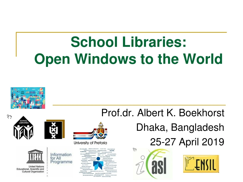 school libraries open windows to the world