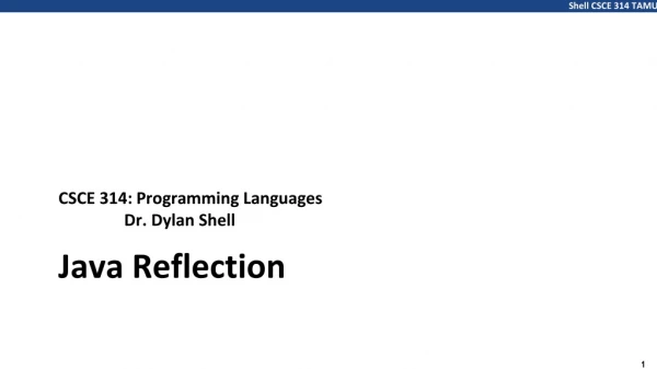 Java Reflection