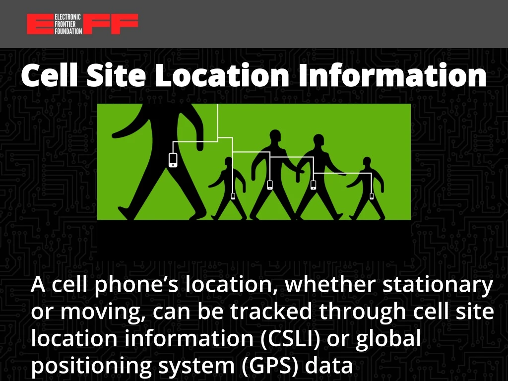 cell site location information