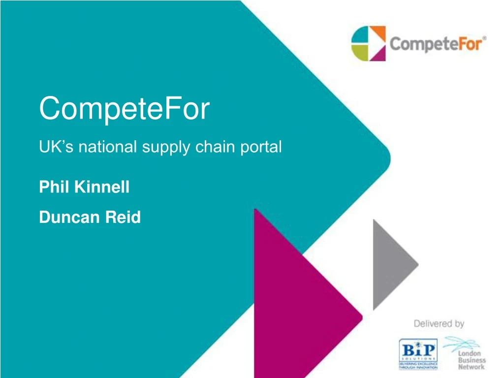 competefor uk s national supply chain portal phil