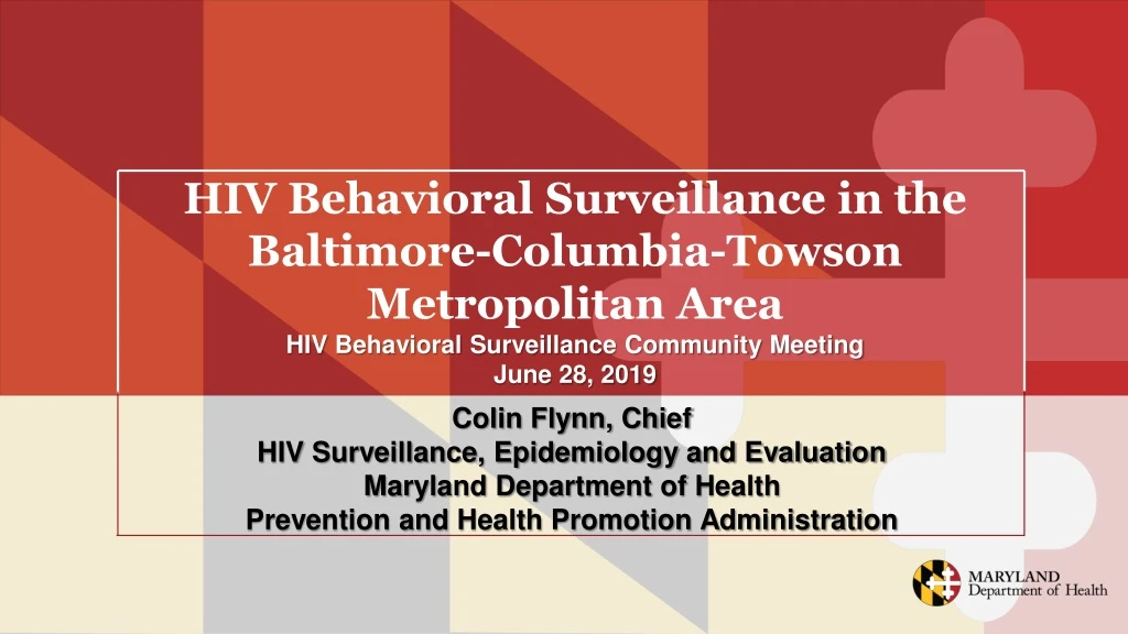 h iv behavioral surveillance in the baltimore