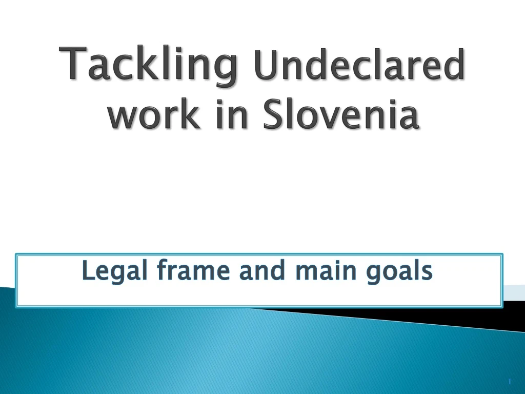 tackling undeclared work in slovenia