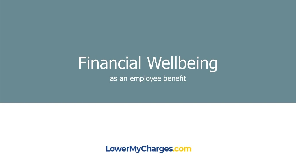 financial wellbeing