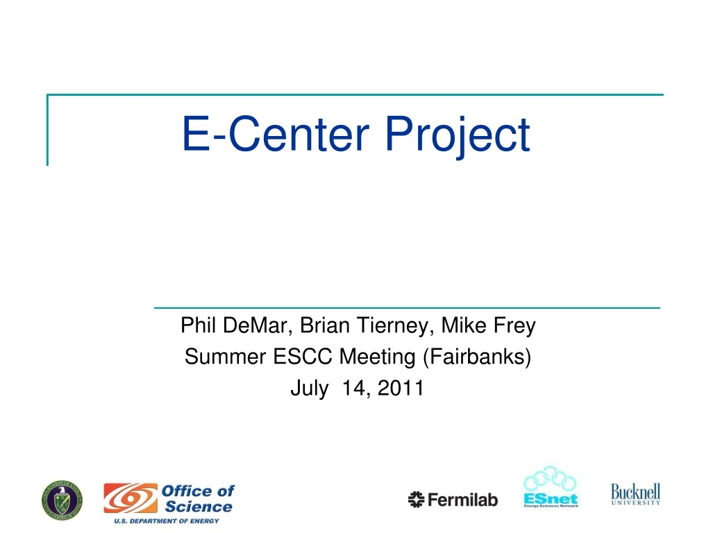 e center project