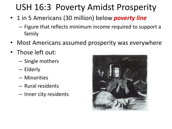 USH 16:3 Poverty Amidst Prosperity