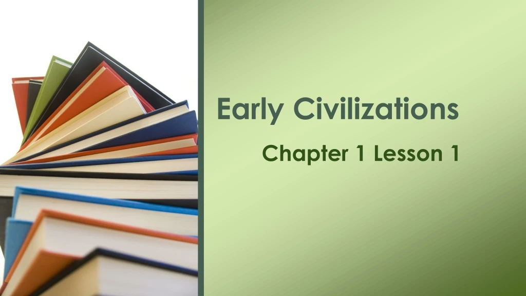 early civilizations