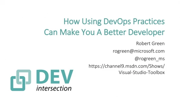 How Using DevOps Practices Can Make You A Better Developer