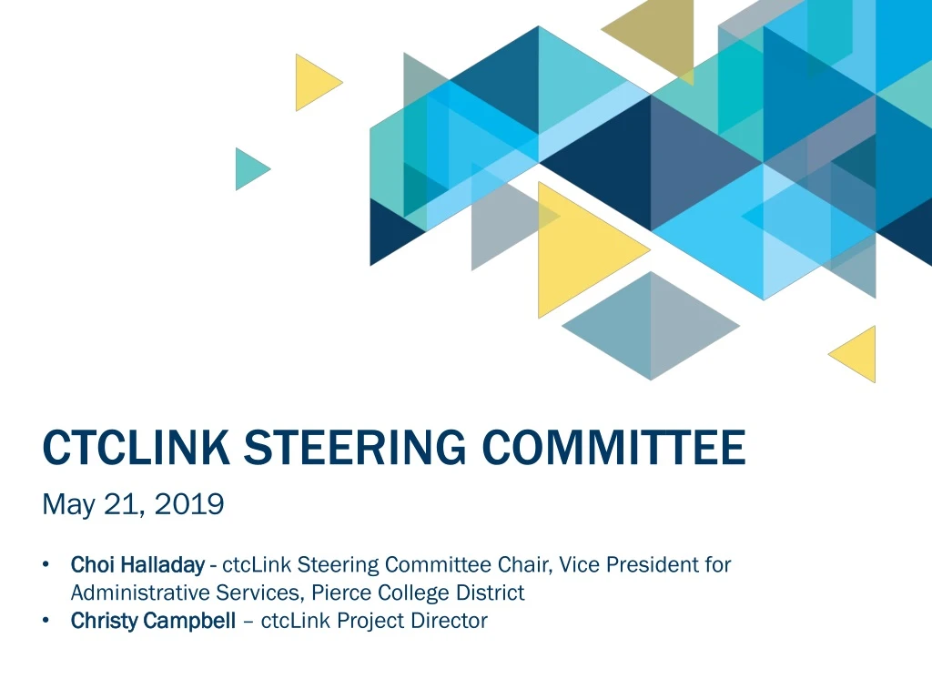 ctclink steering committee