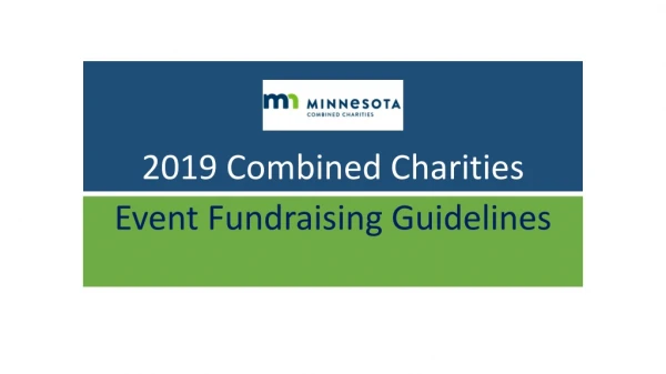 2019 Combined Charities