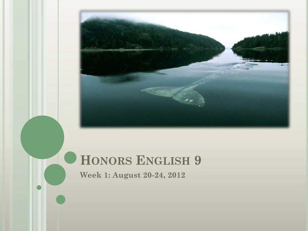 honors english 9