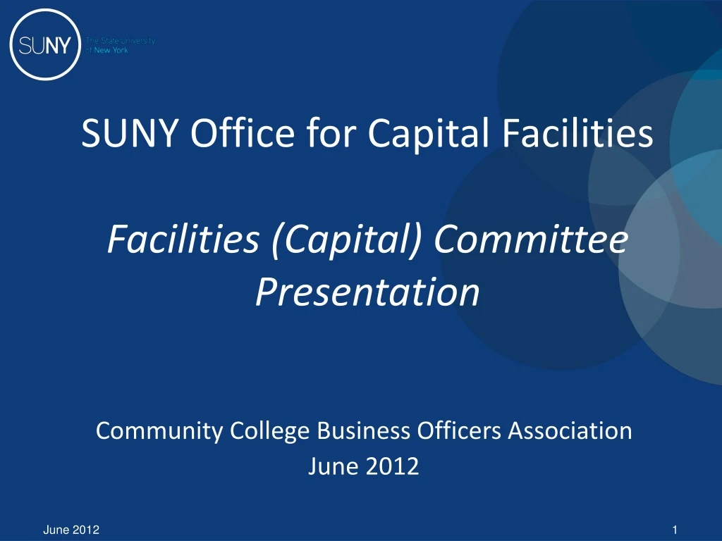 suny office for capital facilities facilities capital committee presentation