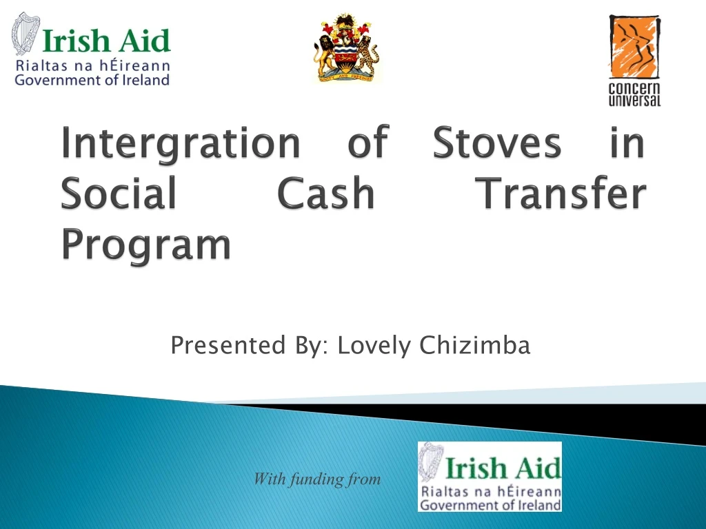 intergration of stoves in social cash transfer program