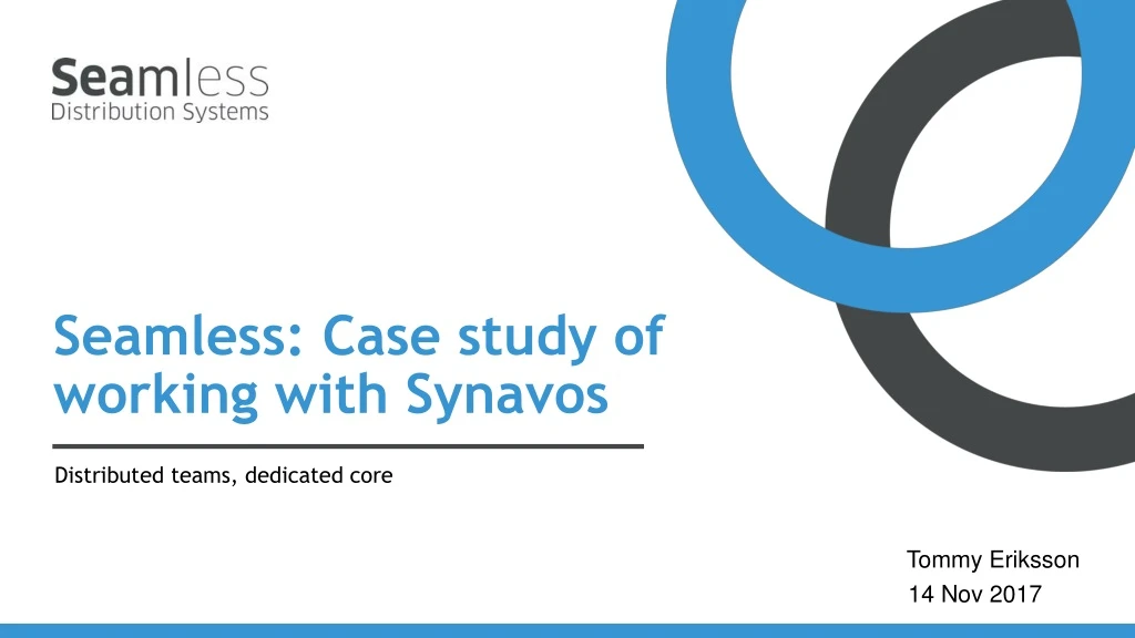 seamless case study of working with synavos