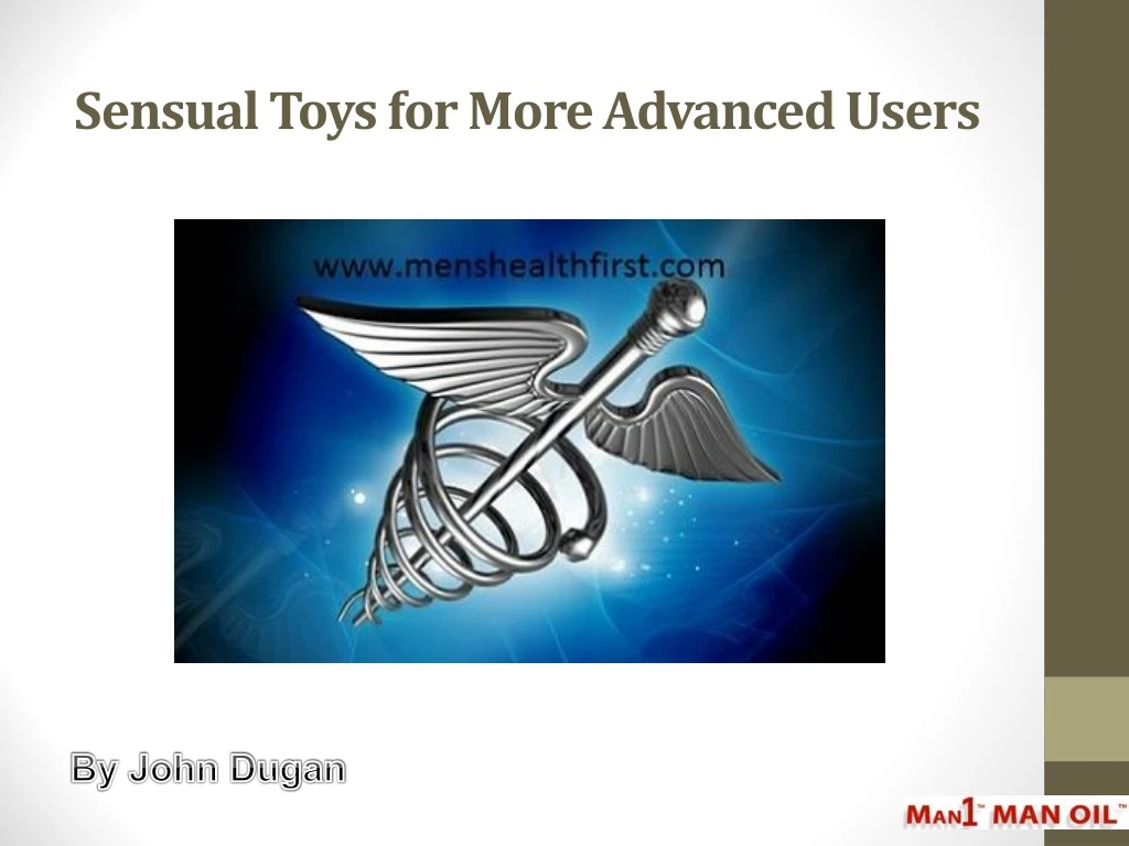 sensual toys for more advanced users
