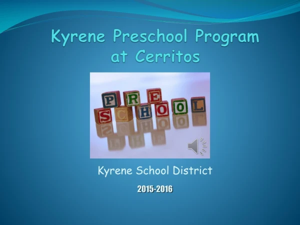 Kyrene Preschool Program at Cerritos