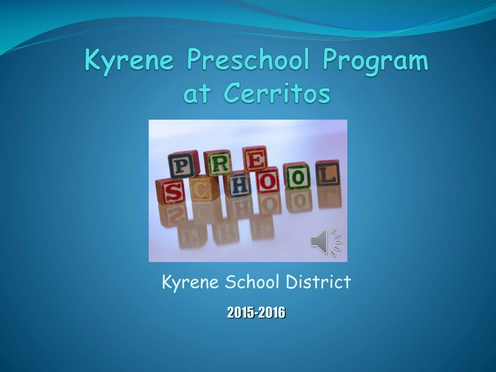 kyrene preschool program at cerritos