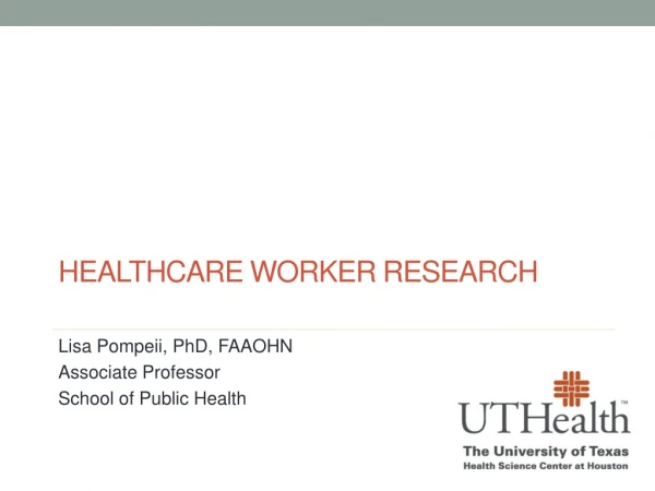 Healthcare Worker Research