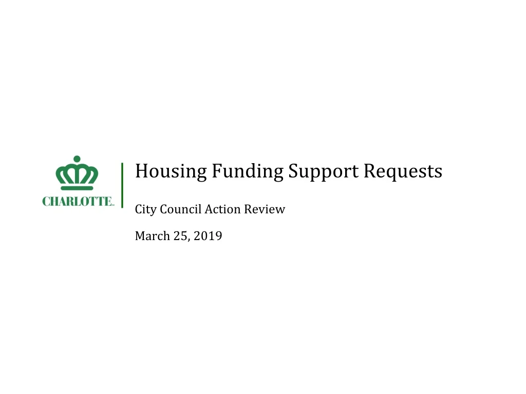 housing funding support requests city council action review march 25 2019