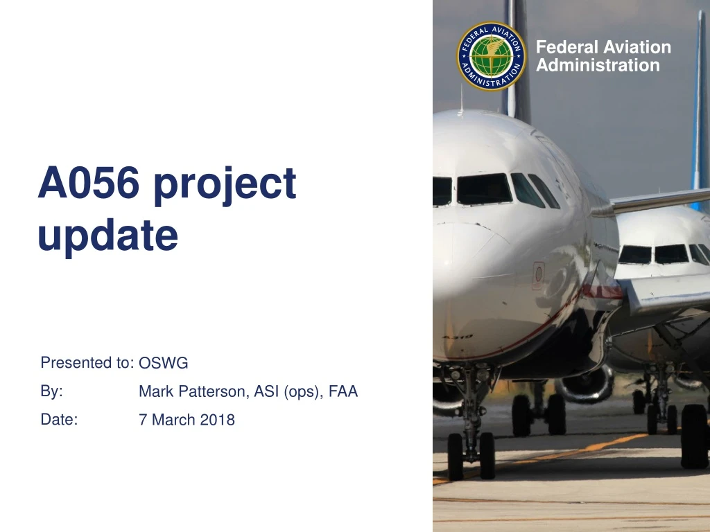 a056 project update