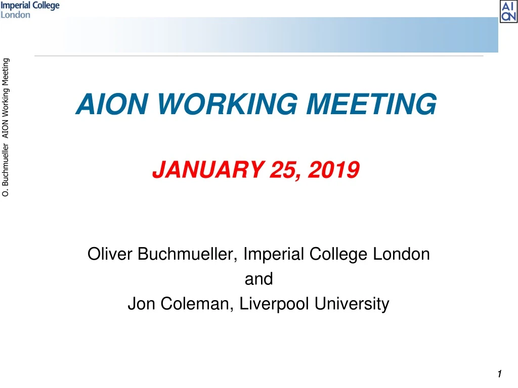 aion working meeting january 25 2019