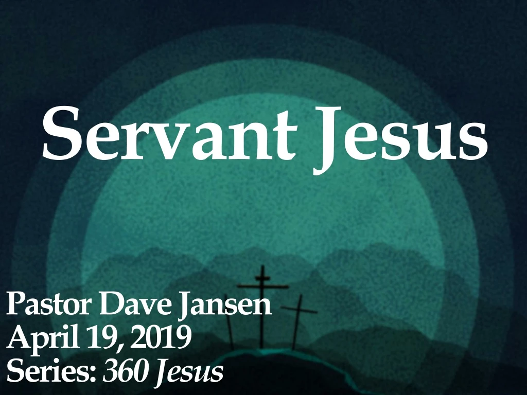 servant jesus