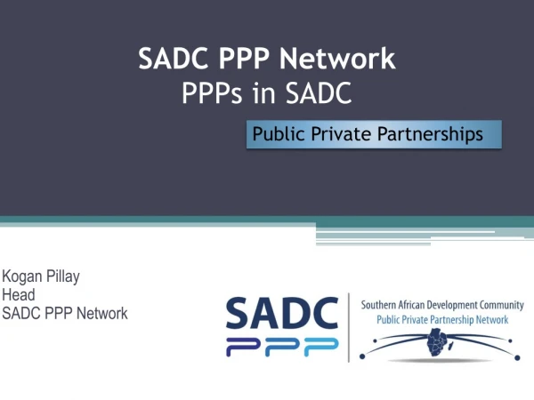 SADC PPP Network PPPs in SADC